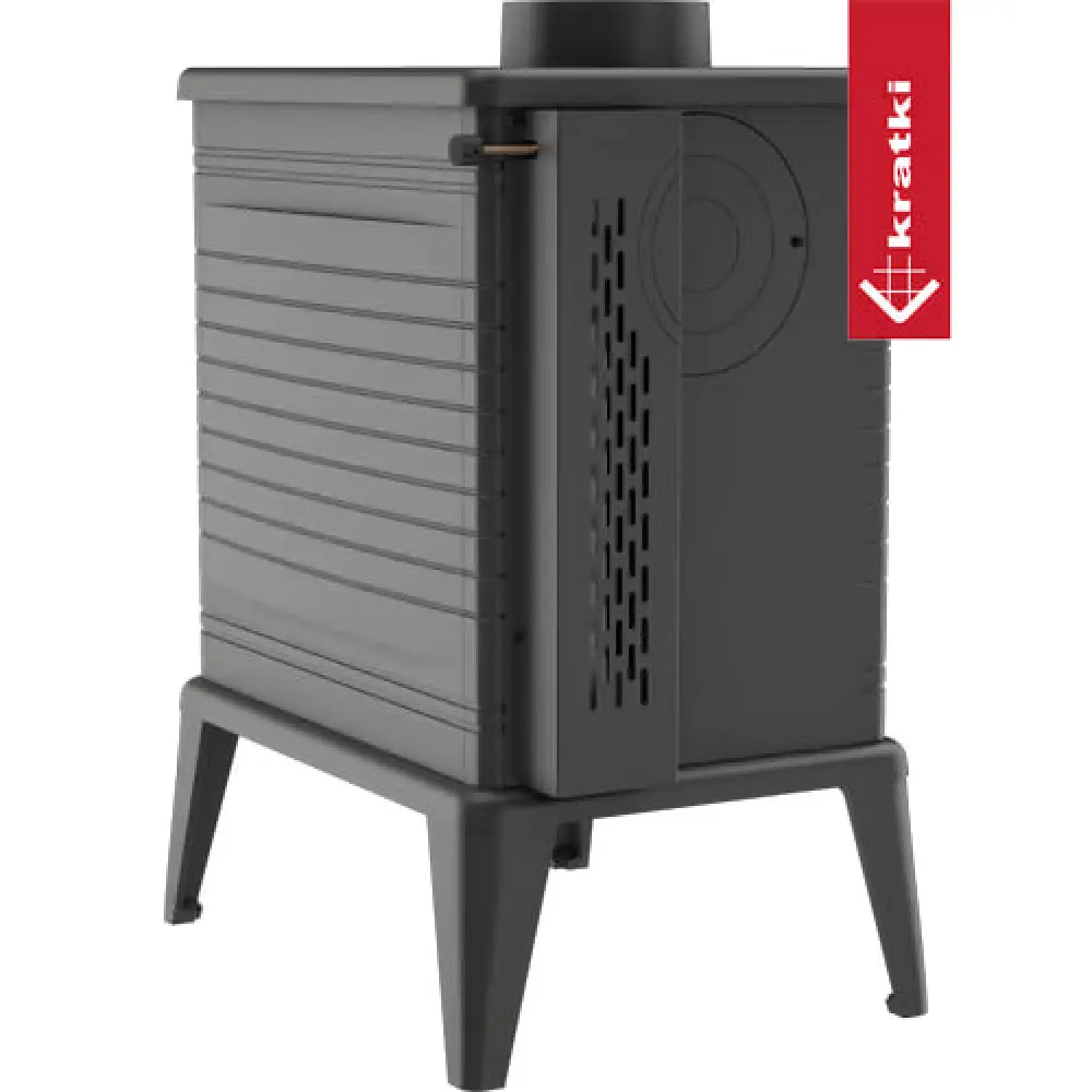 Чугунная печь-камин Kratki KOZA K10 Ø 150 ASDP (10 кВт) - купить