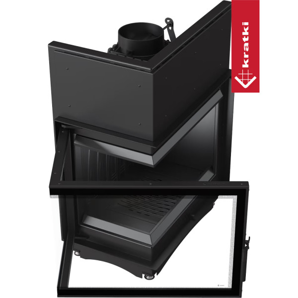 Камінна топка Kratki AMELIA 25 лівий BS DECO (21 кВт)
