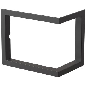 Стальная рамка для  камина SIMPLE M S BS левая-правая