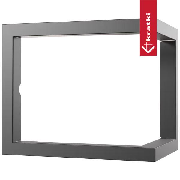 Стальная рамка для  камина SIMPLE M S BS левая-правая Kratki