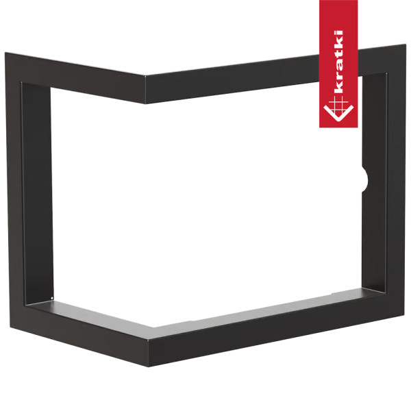 Стальная рамка для  камина SIMPLE M S BS левая-правая Kratki