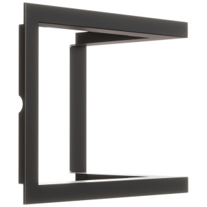 Стальная рамка для  камина  SIMPLE Z S BS левая-правая