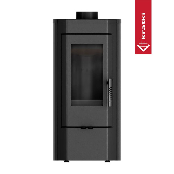 Чавунна піч-камін Kratki   KOZA К12 Ø 130  (6 кВт)