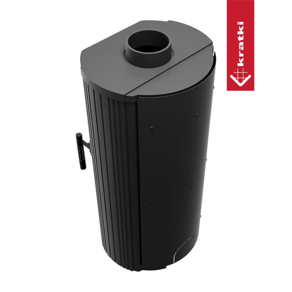 Чавунна піч-камін Kratki   KOZA К12 Ø 130  (6 кВт)