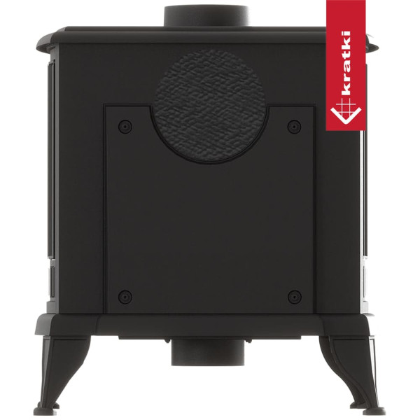 Чавунна піч-камін Kratki KOZA K6 ECO Ø 130 (6,5 кВт)