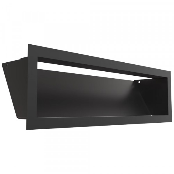 Камінна решітка LUFT чорна 12x40 Slim Kratki