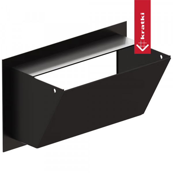 Каминная решетка LUFT черная 12x20 Slim Kratki