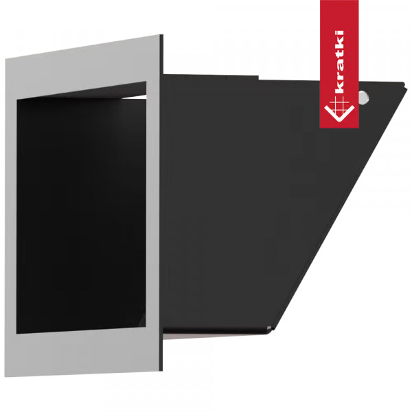 Каминная решетка LUFT черная 12x20 Slim Kratki
