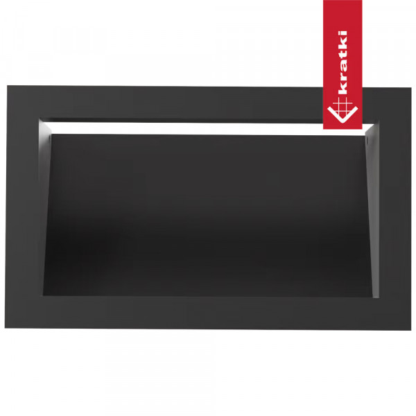 Каминная решетка LUFT черная 12x20 Slim Kratki