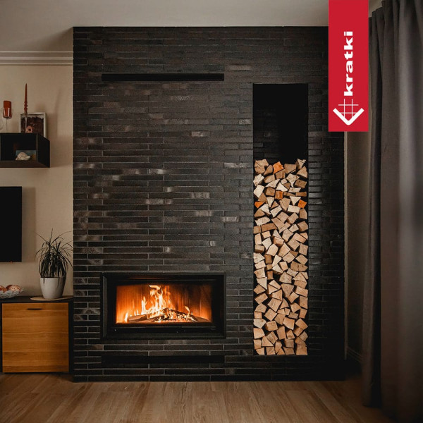 Каминная топка Kratki NADIA 14 гильотина (14 кВт)