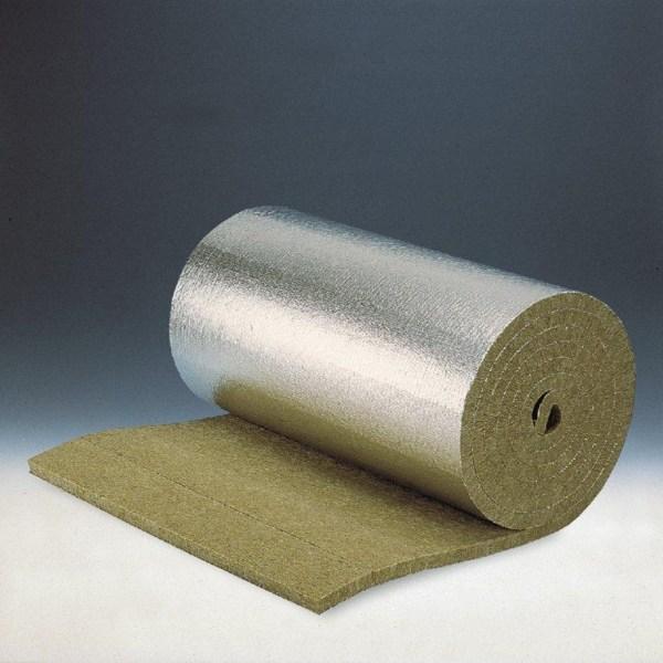 Ламельный мат Paroc Hvac Lamella Mat AluCoat (минеральная вата) с алюминиевой фольгой для воздуховодов Kratki