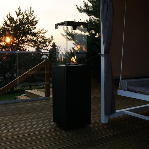 Газовый обогреватель Kratki  PATIO LIGHT черный (8,0 кВт)