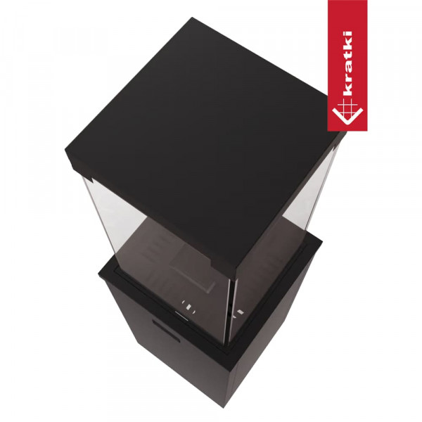 Газовый обогреватель Kratki  PATIO LIGHT черный (8,0 кВт)