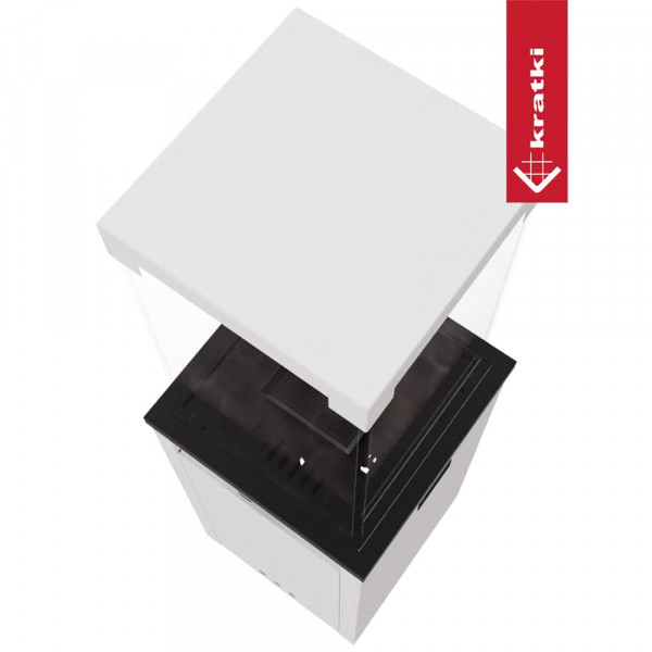 Газовий обігрівач Kratki  PATIO LIGHT білий (8,0 кВт)