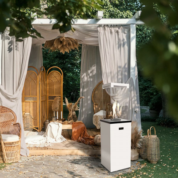 Газовий обігрівач Kratki  PATIO LIGHT білий (8,0 кВт)