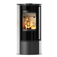 ERIK Ø 150 в отделке аккумуляционной керамикой WHITE NATURAL