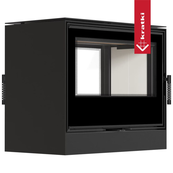 Стальная печь-камин Kratki KARI 80 тунель Ø 180  (12 кВт)