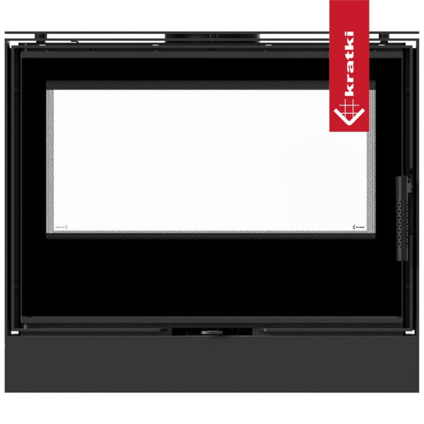 Стальная печь-камин Kratki KARI 80 тунель Ø 180  (12 кВт)