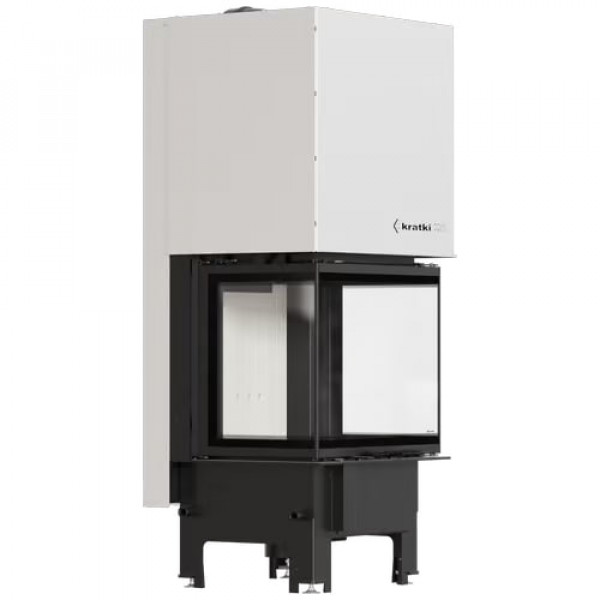 Каминная топка Kratki REGNOR 600/400  Ø 200 трёхсторонняя  (7 кВт)