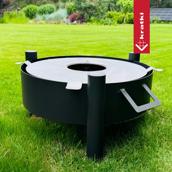 Садовый очаг ROTONDO с решеткой Kratki
