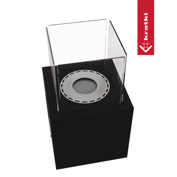 Біокамін Kratki TOWER MINI чорний