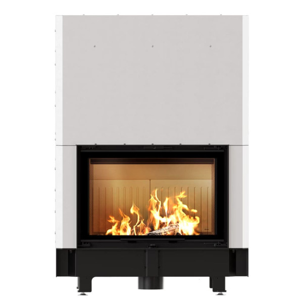 Каминная топка Kratki ZIBI ECO Ø 180 гильотина (10.0 кВт)