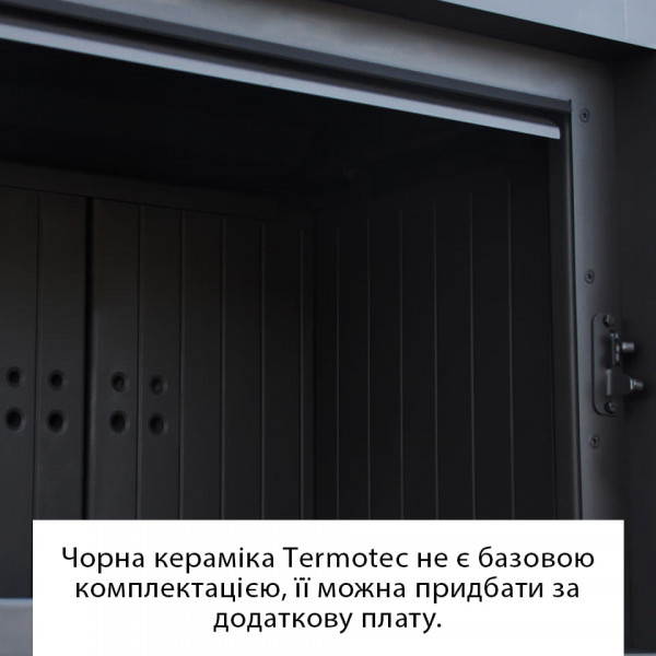 Сталева піч-камін Kratki ERIK Ø 150 в оздобленні акумуляційною керамікою GRAY SATIN ( кВт)