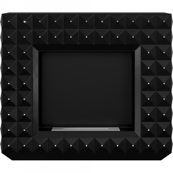 Біокамін Kratki EGZUL чорний з кристалами Swarovski матовий з сертифікатом TUV