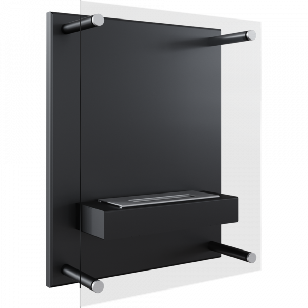 Биокамин Kratki GLASS черный