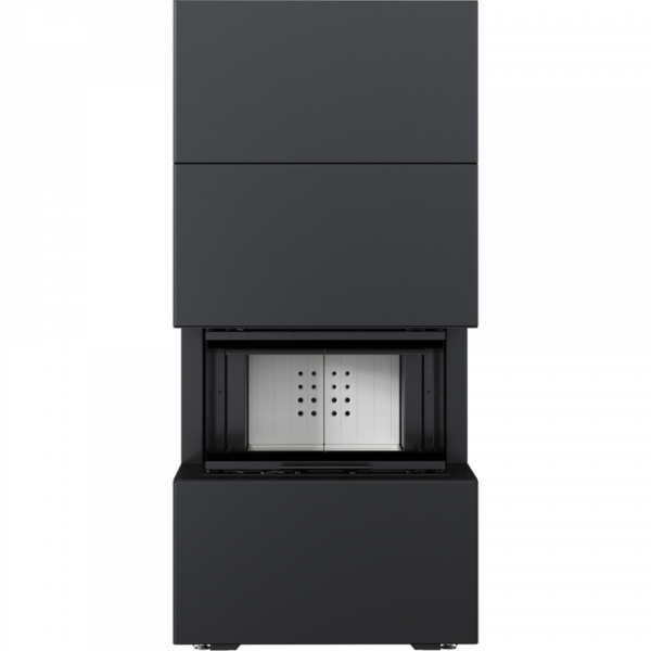 Камин Kratki NBC 7 в корпусе HOME EASY BOX стальной - черный