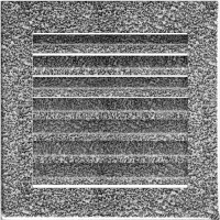 Решетка FRESH черно-серебряная 17x17