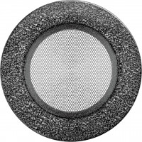 Решітка кругла чорно-срібна Ø 125