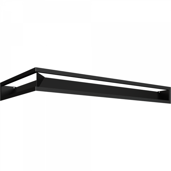 Каминная решетка LUFT SF угловой правый черный 40x80x9 Kratki