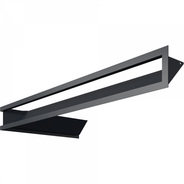 Камінна решітка LUFT SF кутовий правий графітовий 40x80x9 Kratki