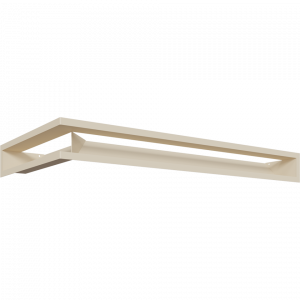 LUFT угловой правый кремовий 40x80x9