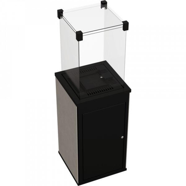 Газовий обігрівач Kratki PATIO MINI керамограніт FOKOS SALE - ручне управління (8,2 кВт)